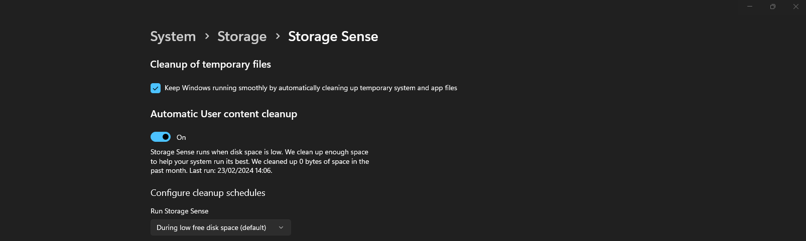 How to configure Storage Sense with Microsoft Intune