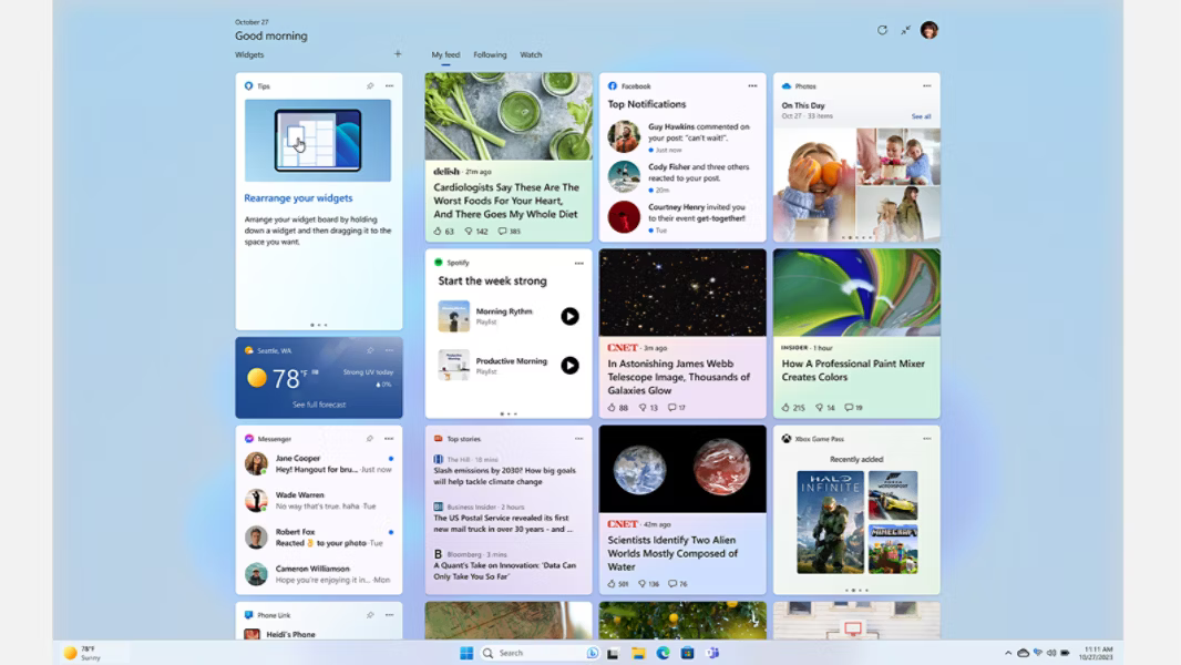 How to allow or block Windows Widgets with Microsoft Intune