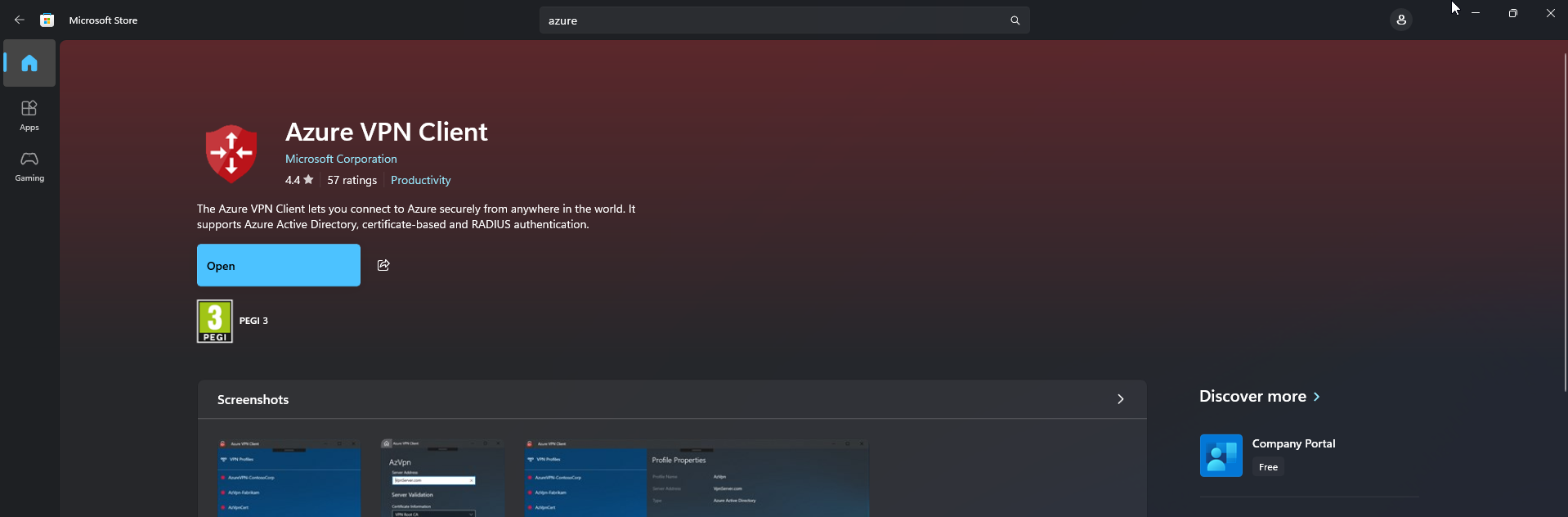 How to manually setup Azure Point-to-Site VPN (P2S) on Windows